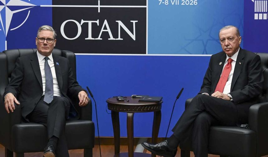 Erdoğan, Starmer ile görüştü
