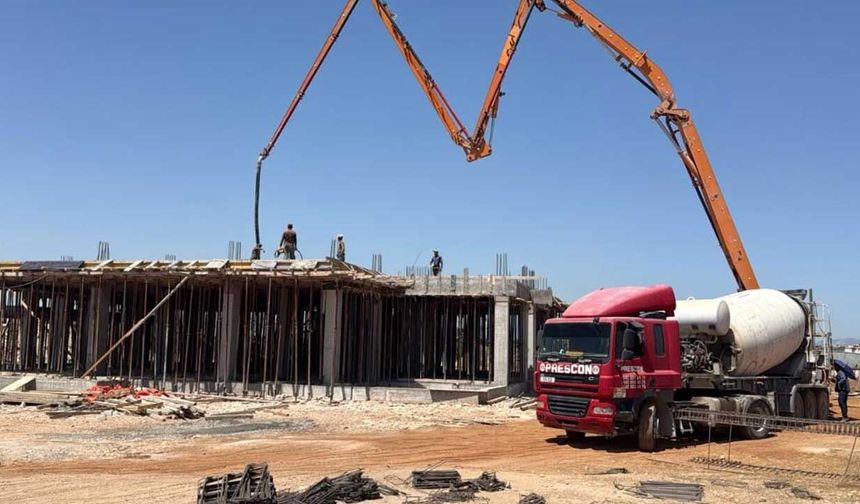 KIB-TEK’İN YENİ HİZMET BİNALARINDA ÇALIŞMALAR HIZ KESMİYOR