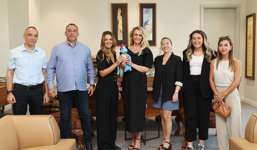 Meritta heyetinden Nilden Bektaş Erhürman’a ziyaret