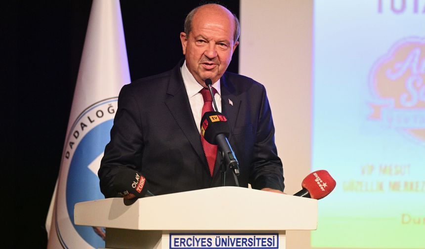 Tatar, Kayseri'de konuştu: Türkiye'nin Kıbrıs'taki varlığı kırmızı çizgimizdir