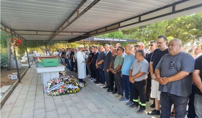 Gemi kazasında hayatını kaybeden Özbiler Gazimağusa'da toprağa verildi