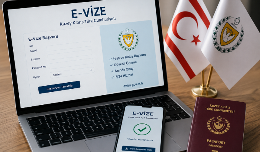 KKTC’ye girişlerde yeni dönem: E-vize ücretleri de belli oldu