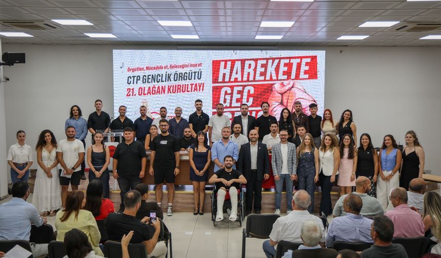CTP Gençlik Örgütü Başkanı yeniden İsmail Barbaros