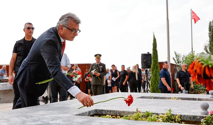 Erhürman: Şehitlerimizin hatırasına da gelecek kuşakların güvenliğine de sahip çıkacağız