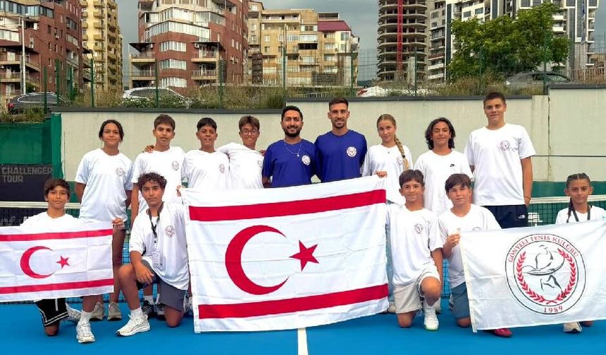 Gönyeli Tenis Kulübü’nden Gürcistan’da uluslararası başarı