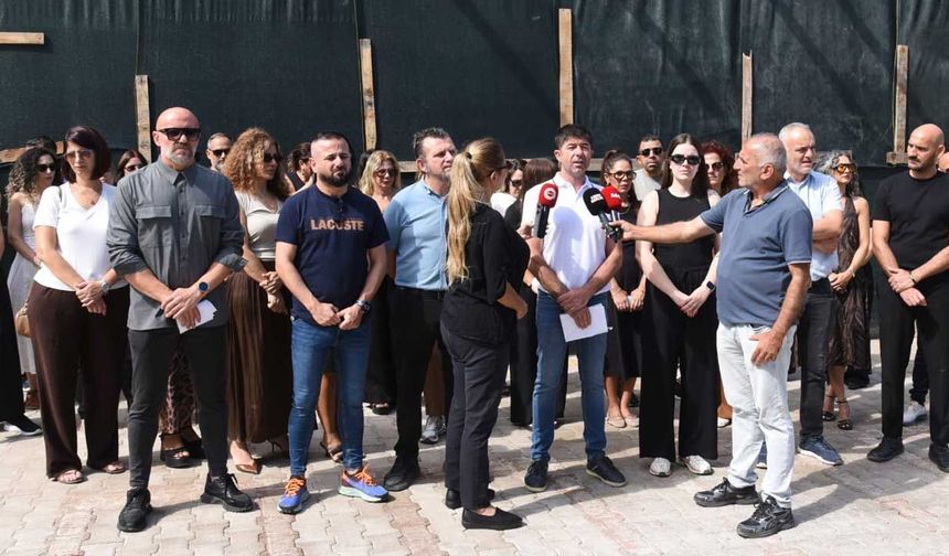 KTOEÖS, Namık Kemal Lisesi’nde basın açıklaması yaptı