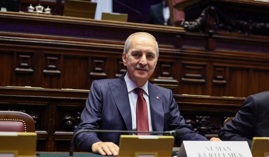 Kurtulmuş'tan Avrupa Parlamento Başkanları Konferansı'nda Rum temsilciye tepki