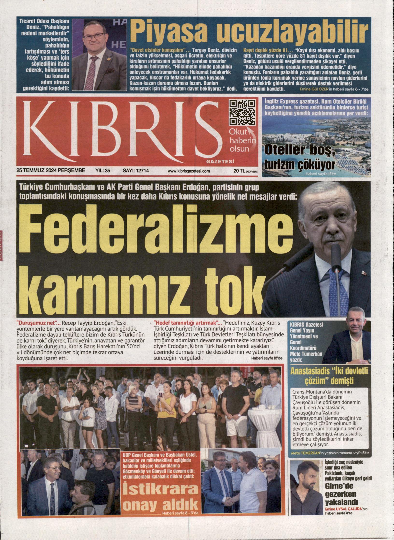 K I B R I S G A Z E T E S İ 20240725 01