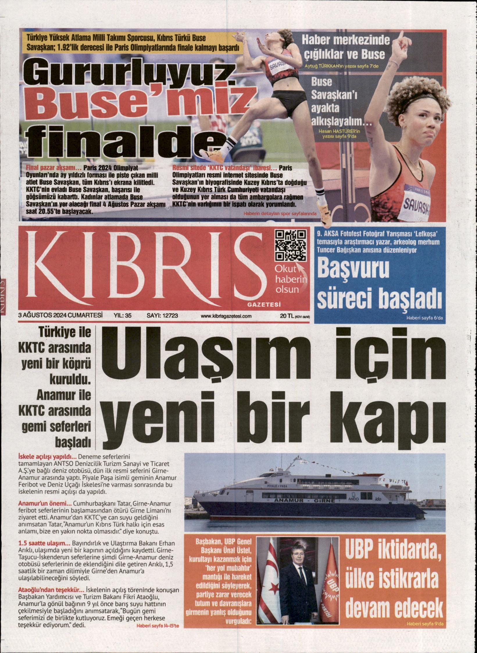 K I B R I S G A Z E T E S İ 20240803