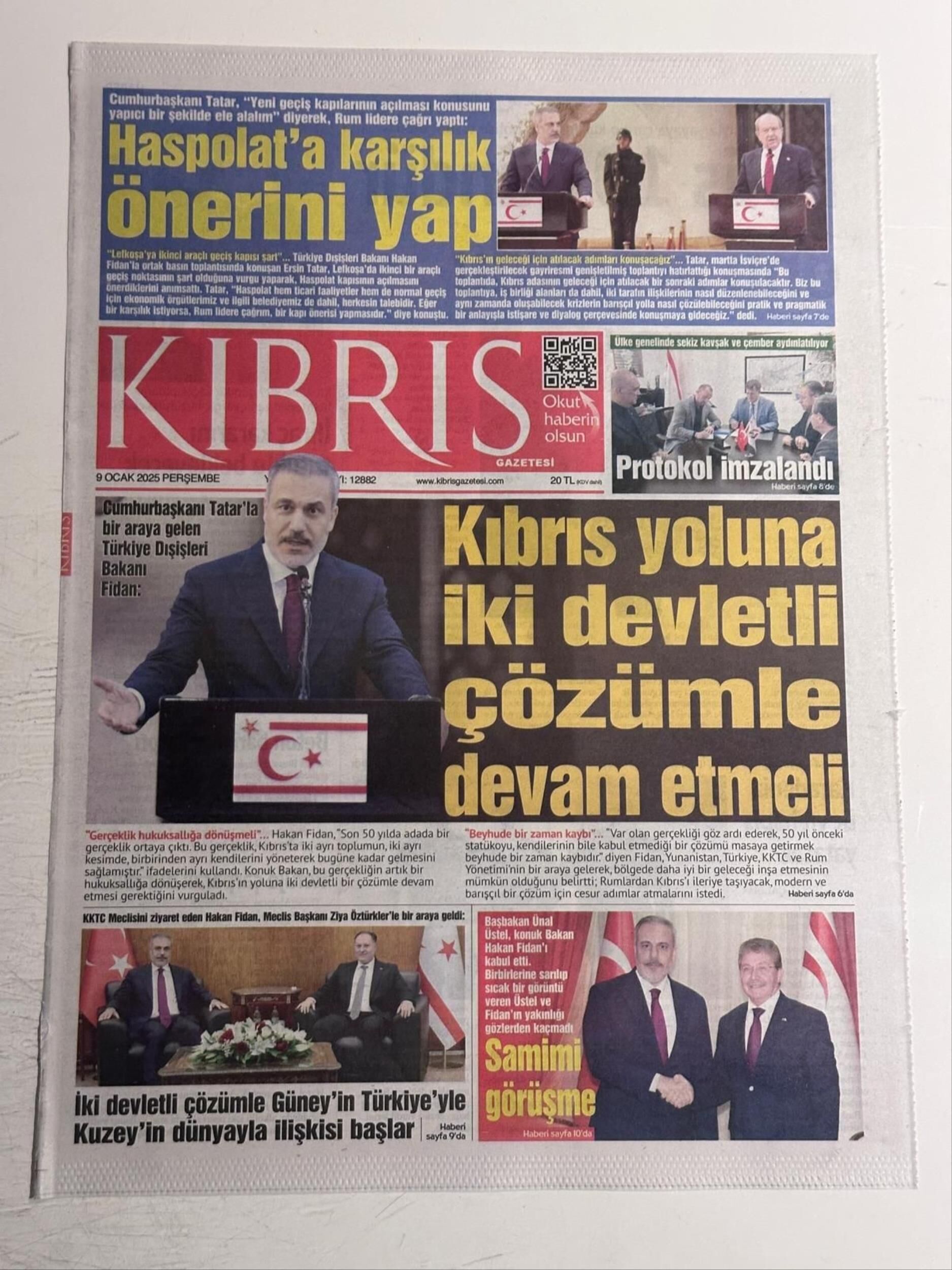 K I B R I S G A Z E T E S İ 20250109